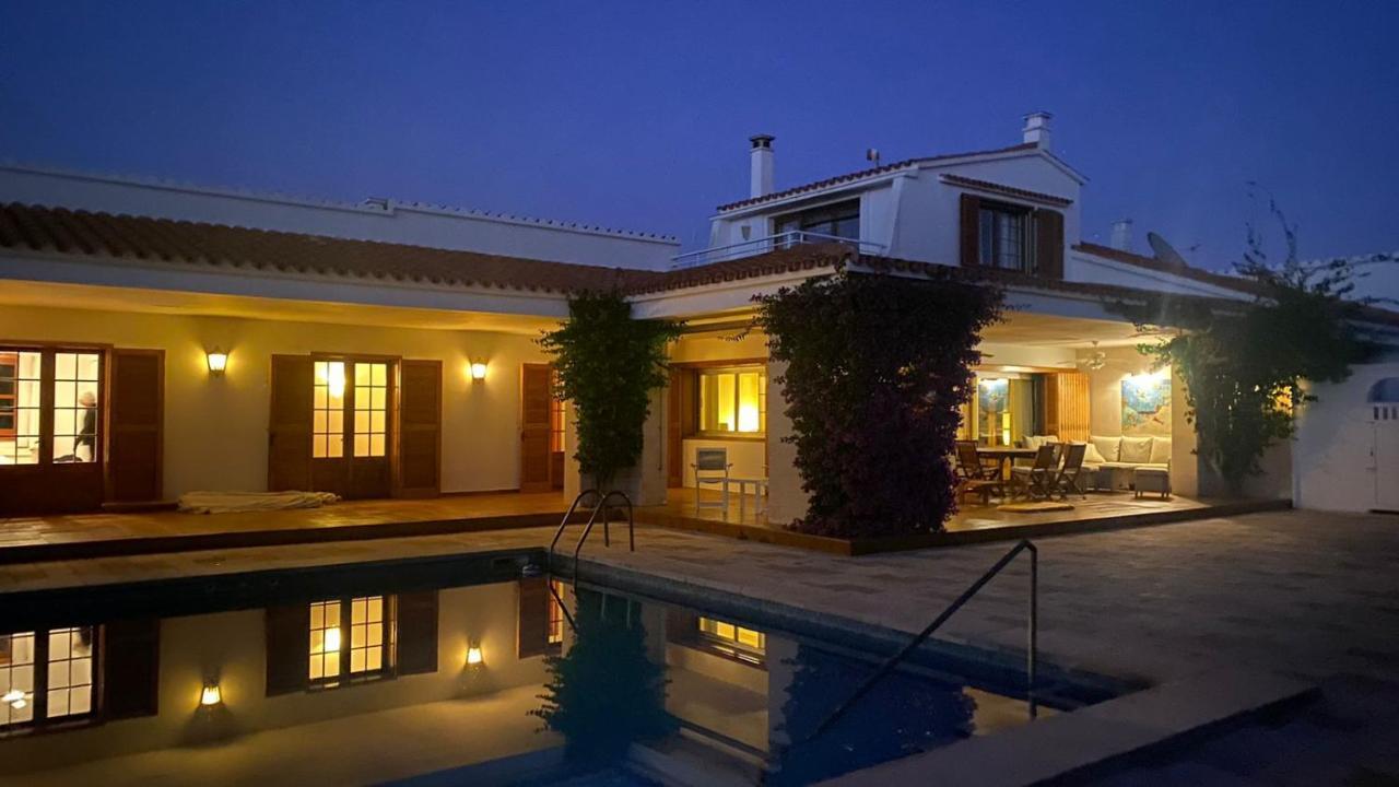 La Calma Espectacular Villa Con Jardin Y Piscina En Menorca ซัลการ์ ภายนอก รูปภาพ
